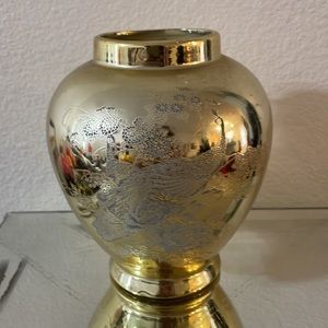 Vintage Hand Painted 22kGold Vase